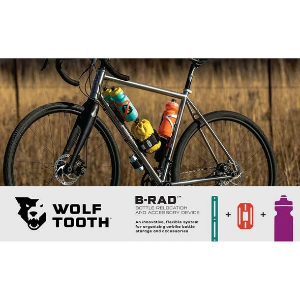 Wolf-tooth Supports De Porte Bidon Wolf Tooth B-RAD Double Bottle Adapter – Image 6