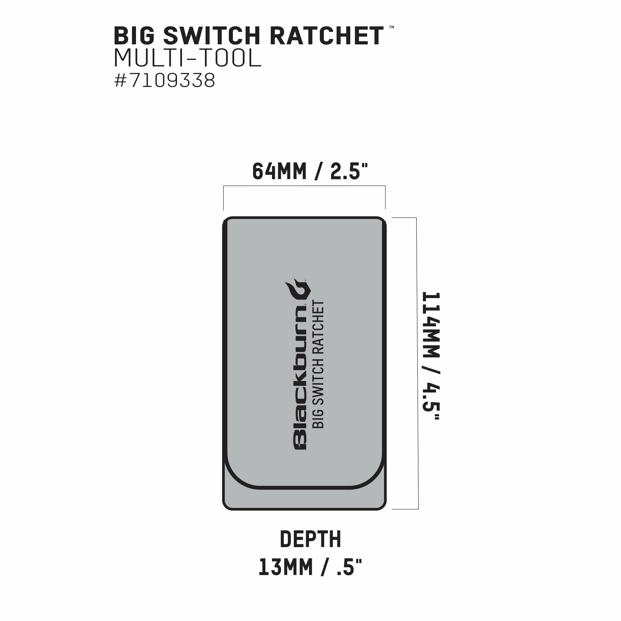 Multi-outils Blackburn Big Switch Ratchet – Image 3