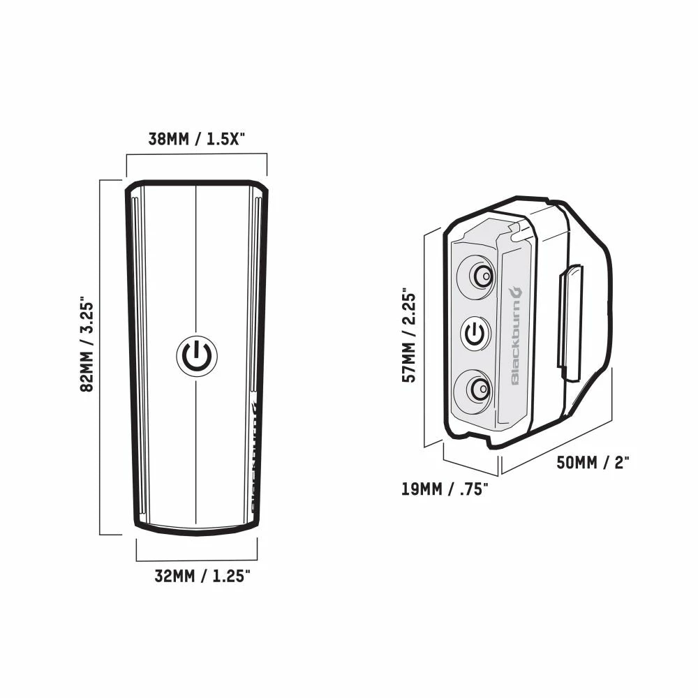 Lampe Blackburn Dayblazer Avant + Arrière – Image 3