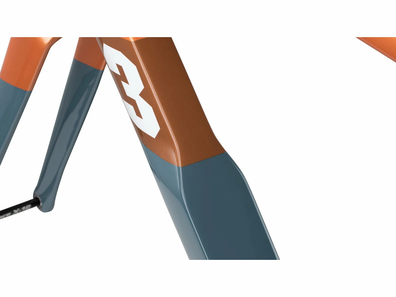 Kit Cadre Gravel 3T Exploro Max Orange / Grey – Image 6