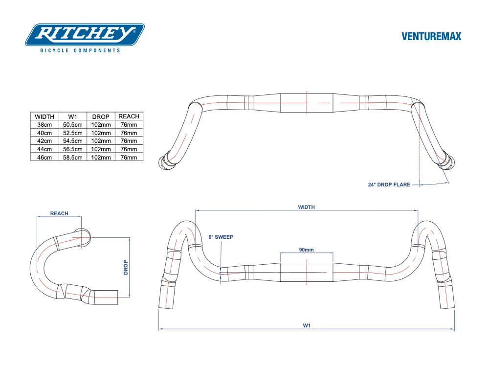 Cintre Gravel Ritchey Venturemax WCS Di2 Blatte Noir – Image 4
