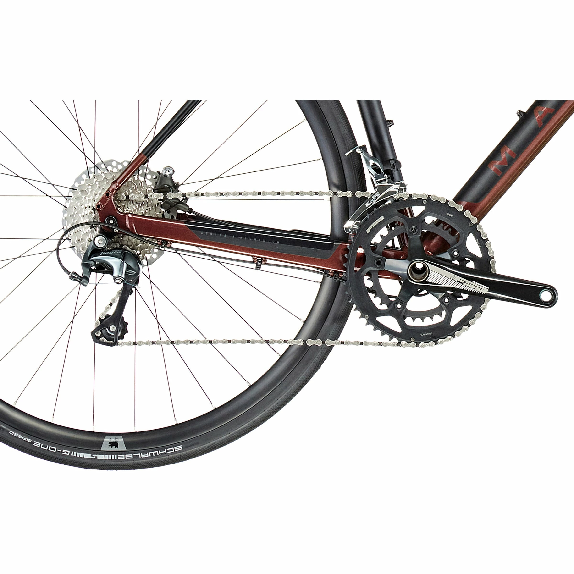 Marin Bikes Vélo Gravel Marin Gestalt 2.5 Noir Et Rouge 700C – Image 6