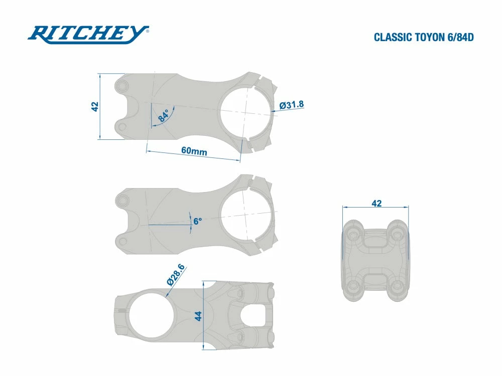 Potence Ritchey Classic Toyon HP 60mm – Image 4