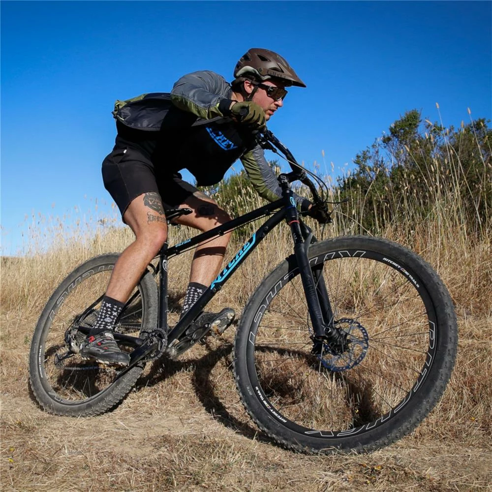 Kit Cadre VTT Acier Ritchey Ultra Noir/Bleu – Image 7