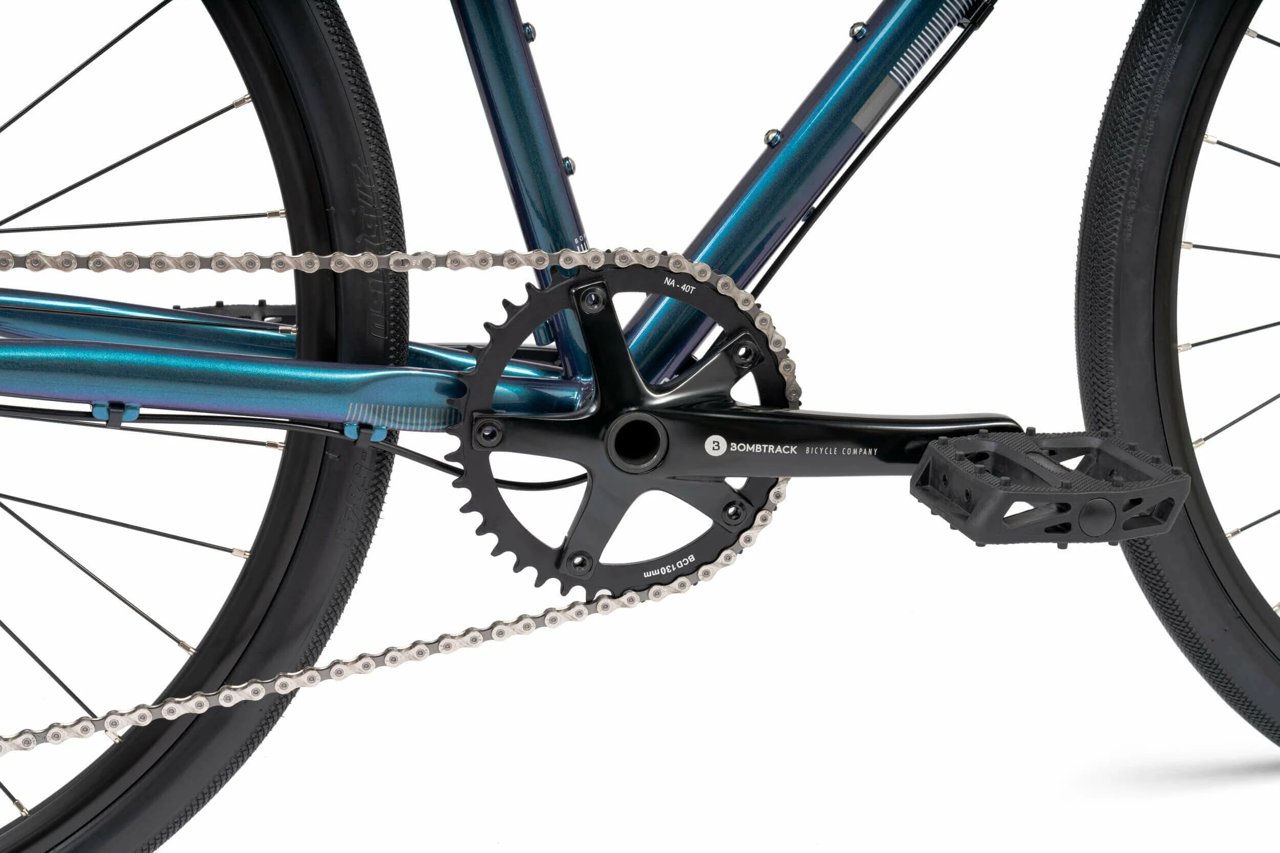 Vélo Gravel Bombtrack ARISE SG 2022 Glossy Cobalt/green – Image 4