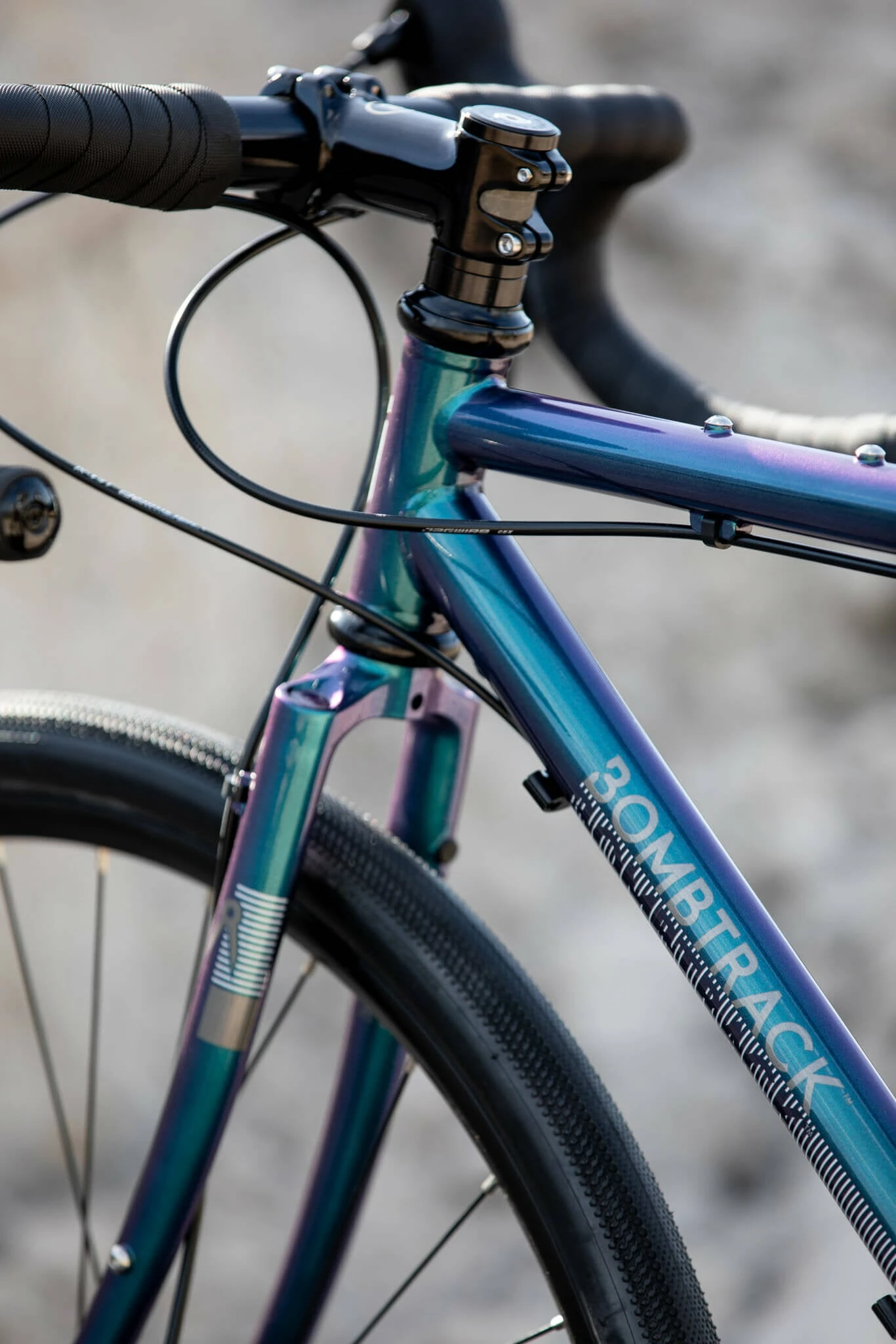 Vélo Gravel Bombtrack ARISE SG 2022 Glossy Cobalt/green – Image 12