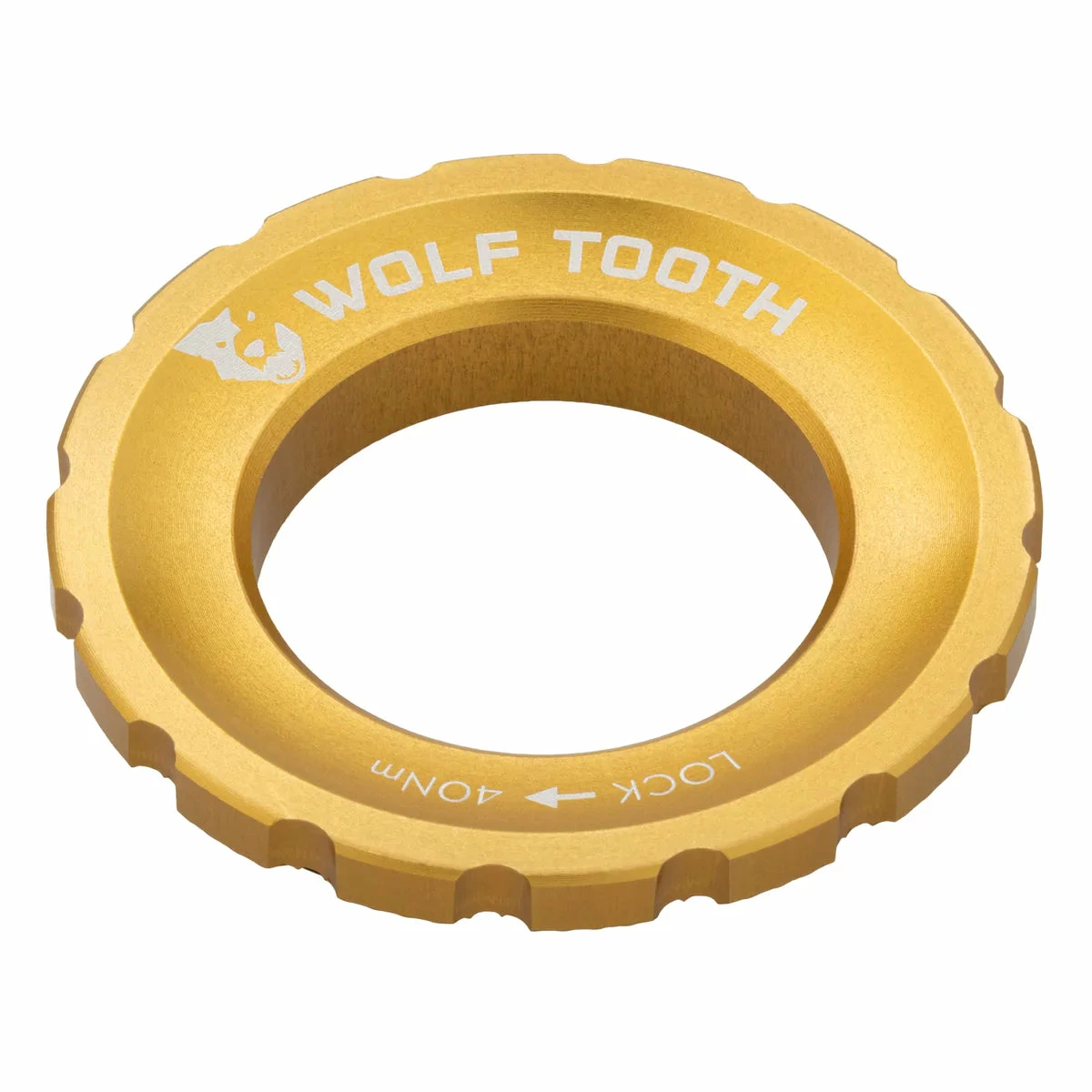 Wolf-tooth Écrou Wolftooth Pour Verrouillage De Disque Centerlock - Gold