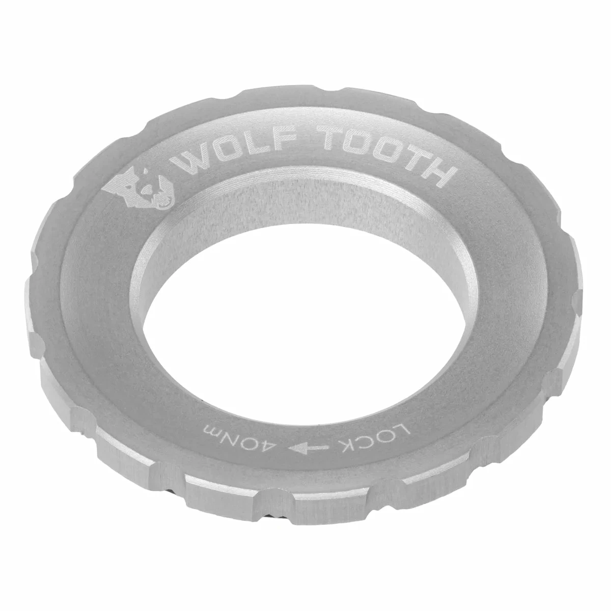 Wolf-tooth Écrou Wolftooth Pour Verrouillage De Disque Centerlock - Silver